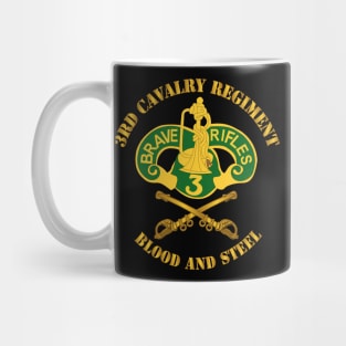 3rd Cavalry Regiment DUI - Blood and Steel Mug